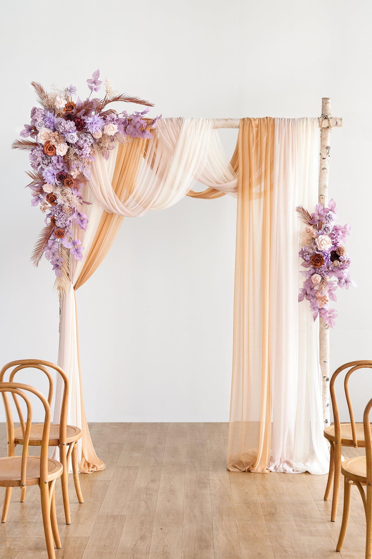Wedding Arch Drapes Fabric Lavender Wedding Arch Draping Fabric