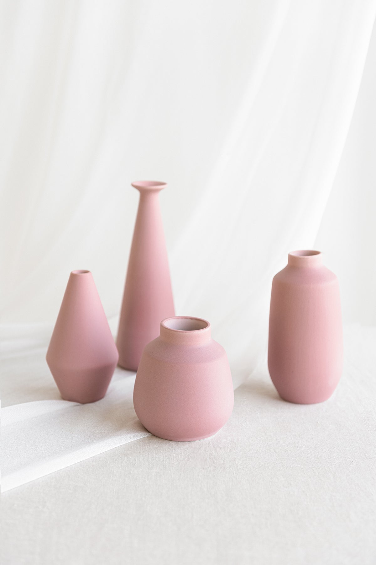 Soft Sunset Bud Vases
