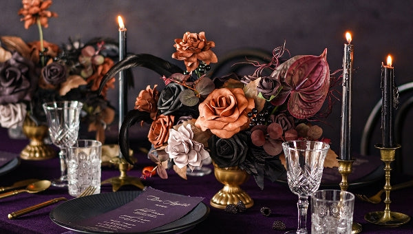DIY Halloween Wedding Floral Centerpiece Tutorial – Ling's Moment