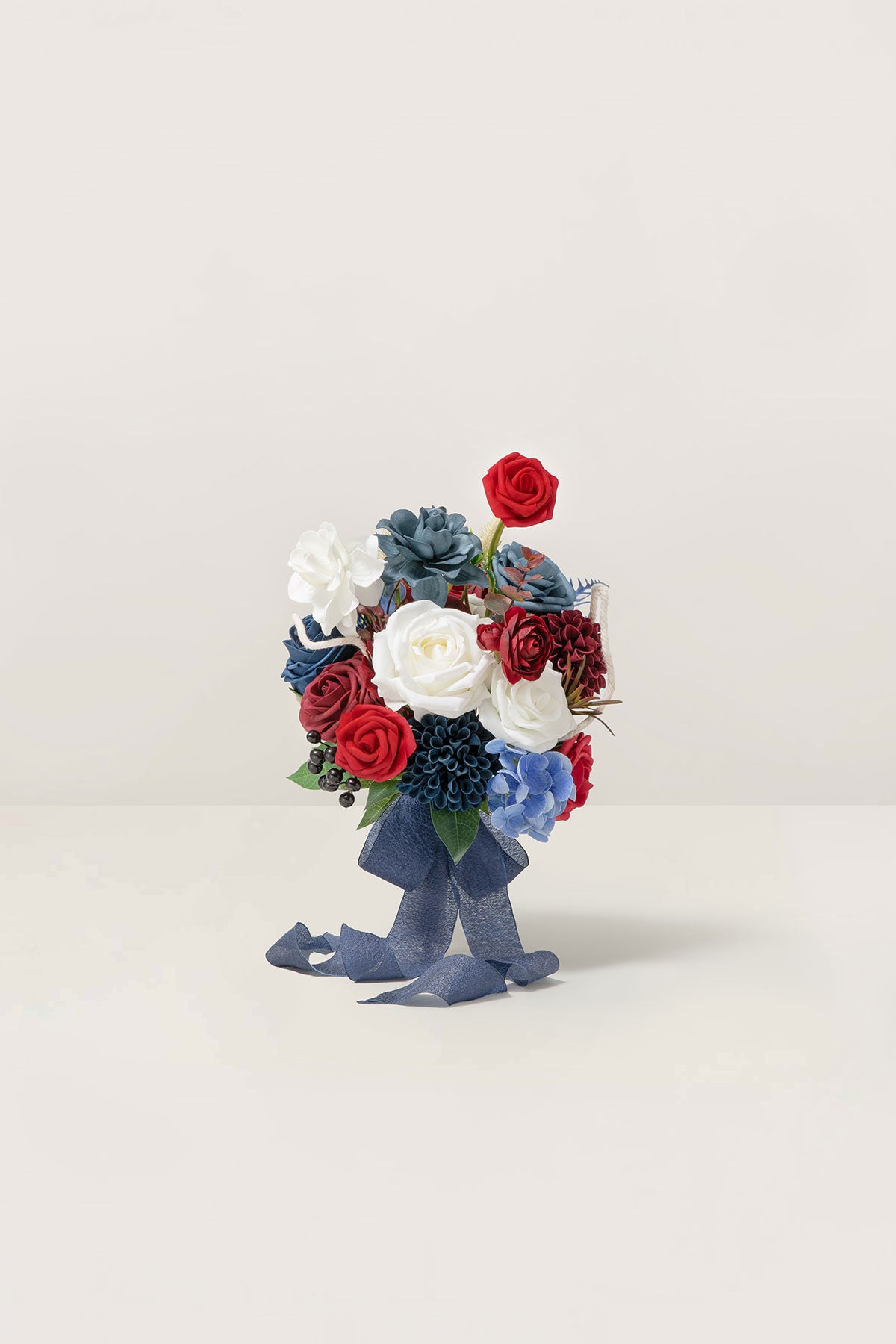 Flash Sale | Bridesmaid Bouquets in Nautical Navy & Burgundy