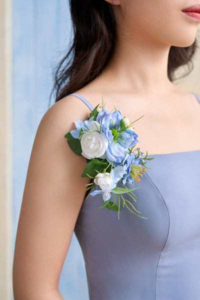 Pre-Arranged Wedding Flower Packages in Timeless French Blue & White