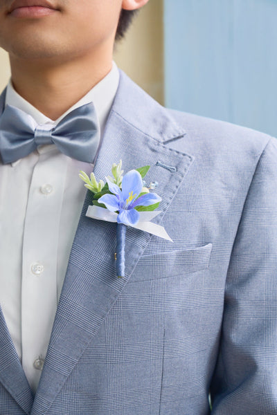 Pre-Arranged Wedding Flower Packages in Timeless French Blue & White