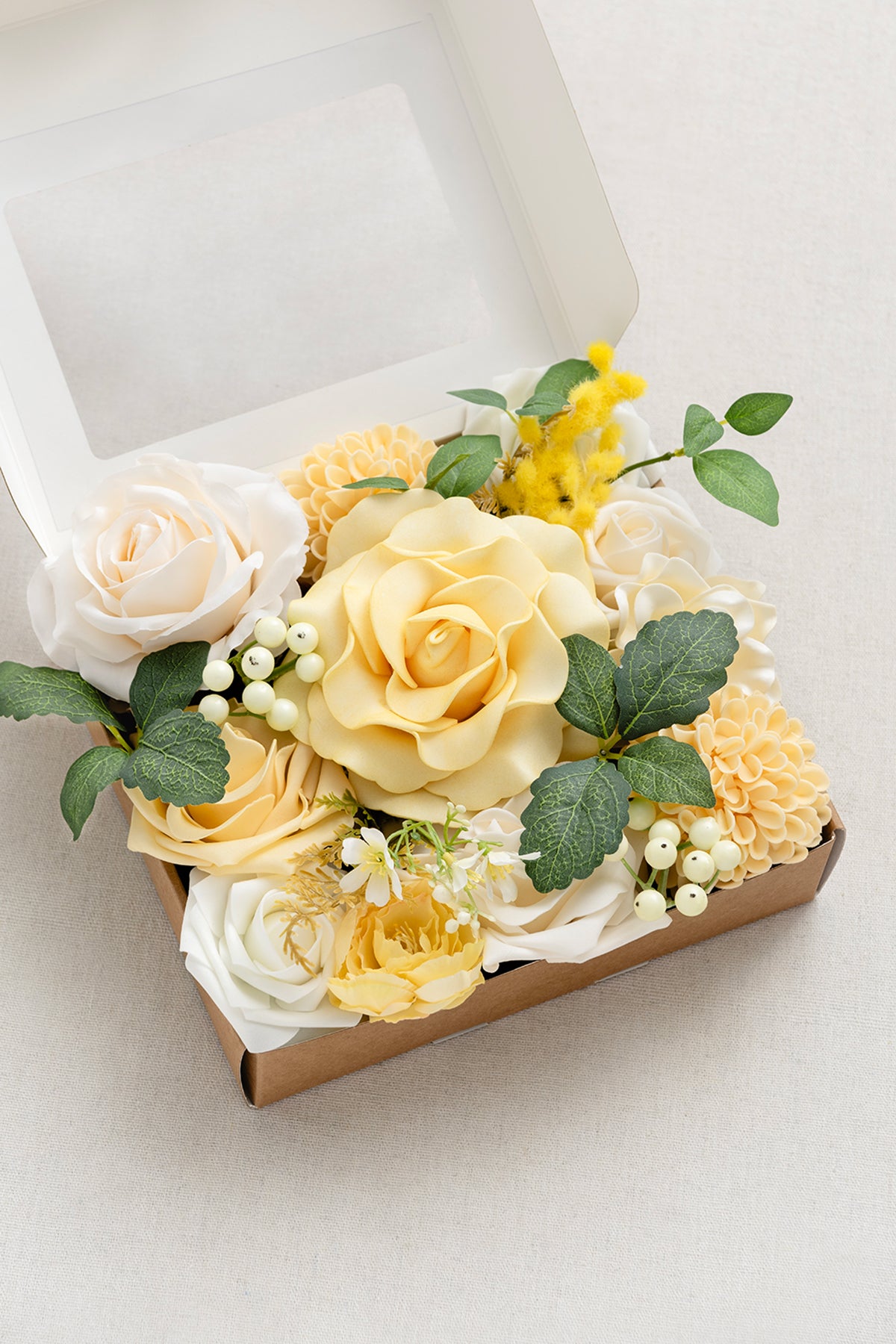 French Yellow Designer Flower Boxes – Ling's Moment