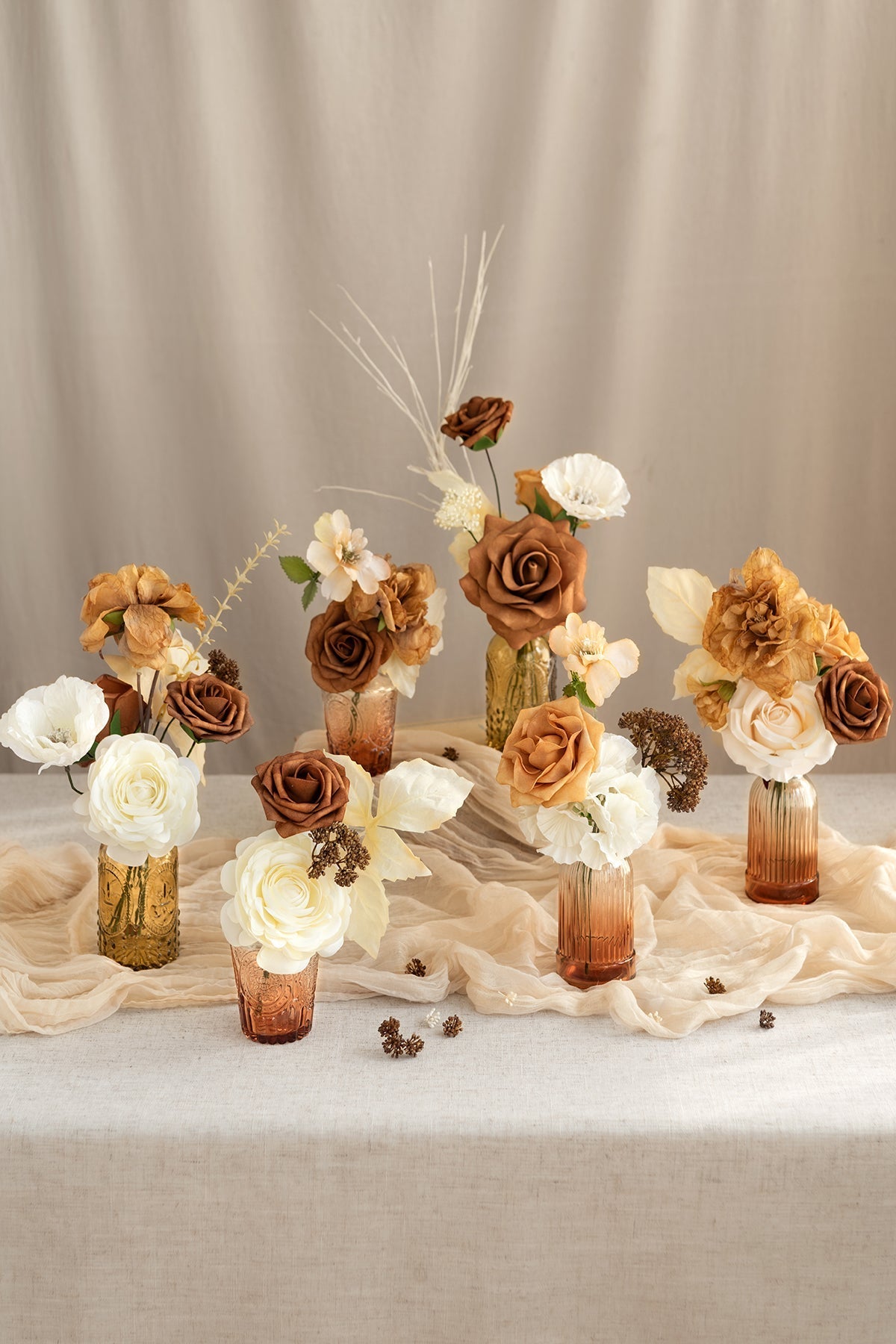 Additional Vases & DIY Tools in Earth-Tone Colors