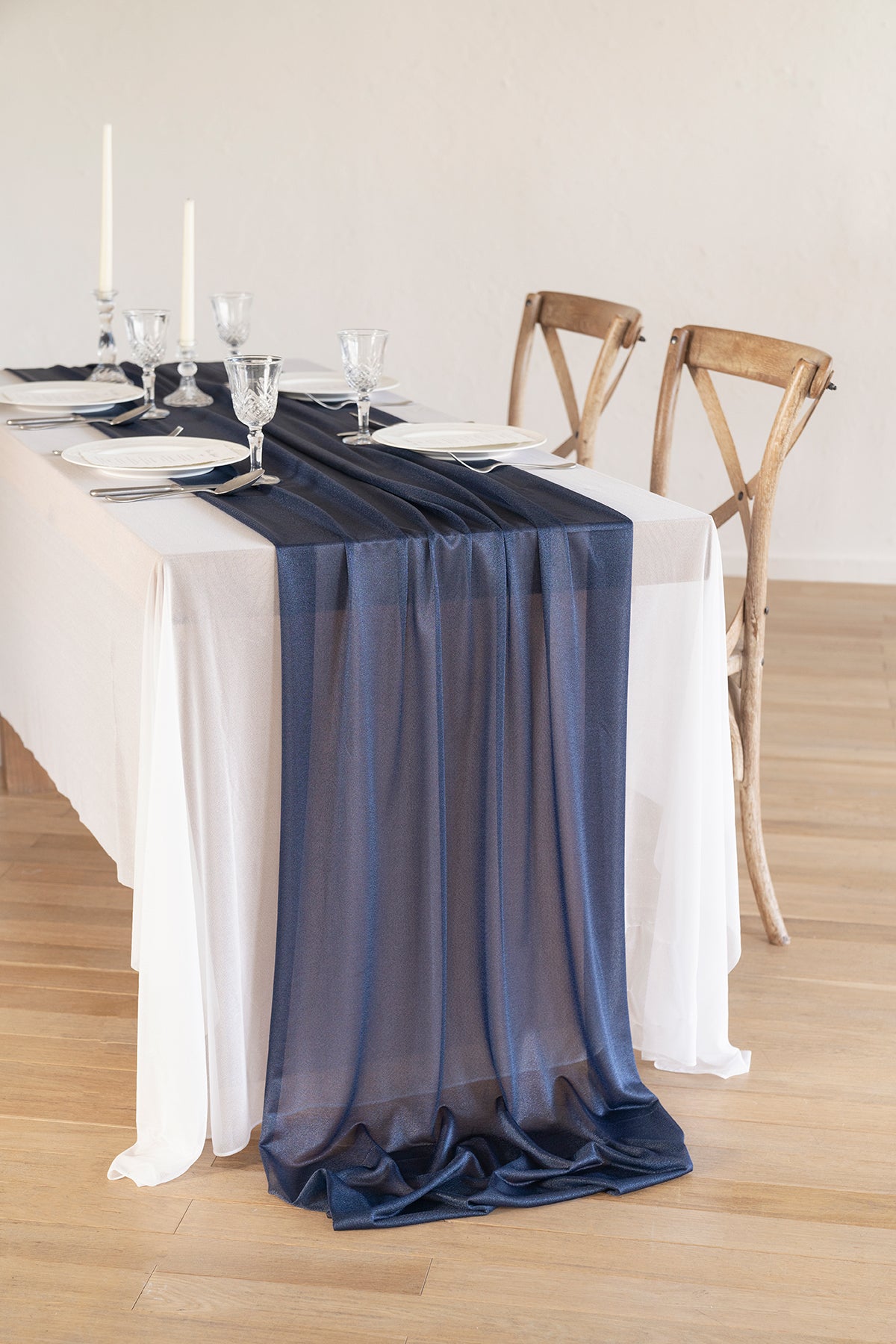 Table Linens in Blue Colors