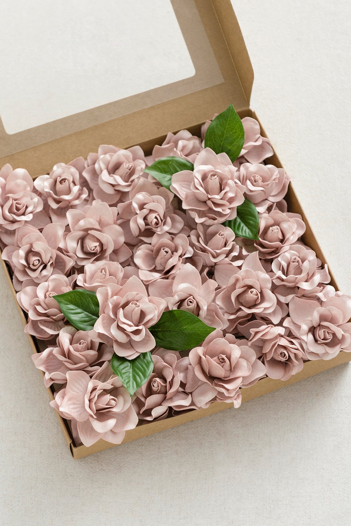 DIY Supporting Flower Boxes in Dusty Rose & Mauve