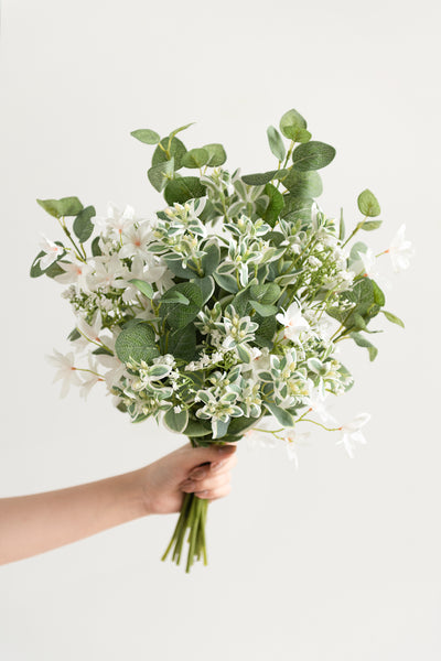 DIY Supporting Flower Boxes in White & Sage