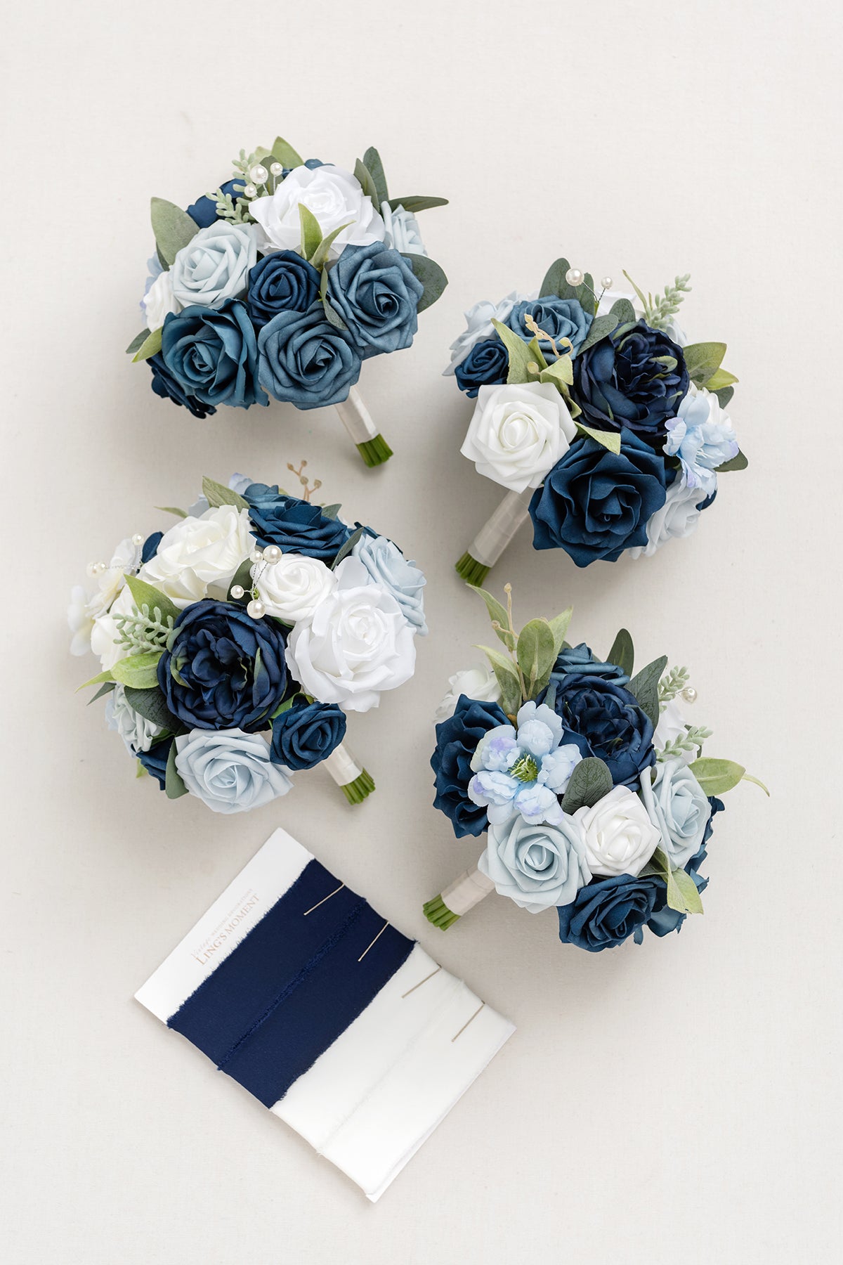 Bridesmaid Bouquet in Noble Navy Blue