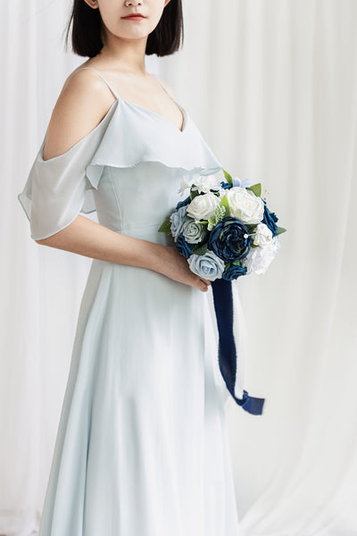 Bridesmaid Bouquet in Noble Navy Blue