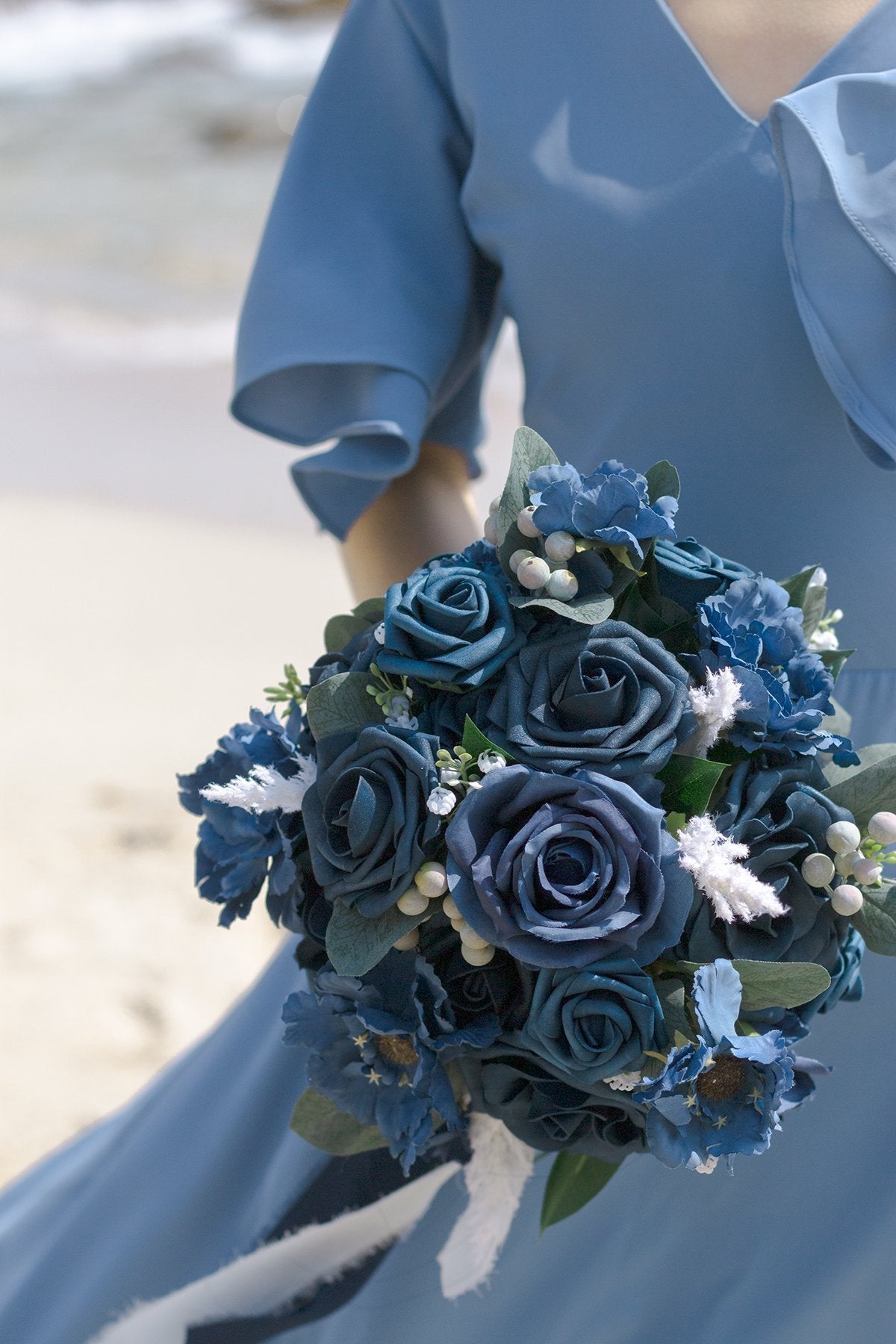 Navy Flower Box