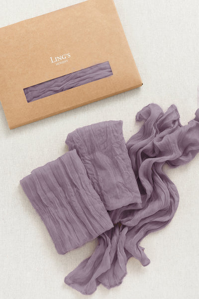 Cheesecloth Napkins & Table Runner Set for Reception