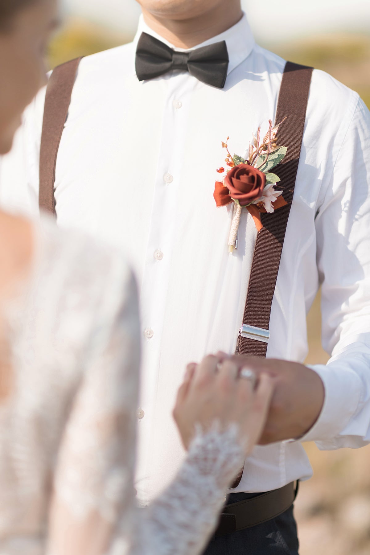 Pre-Arranged Wedding Flower Packages in Sunset Terracotta