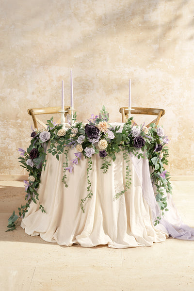 Pre-Arranged Wedding Flower Packages in French Lavender & Plum