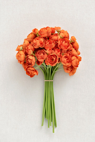 Ranunculus Flowers with Stem - 8 Colors