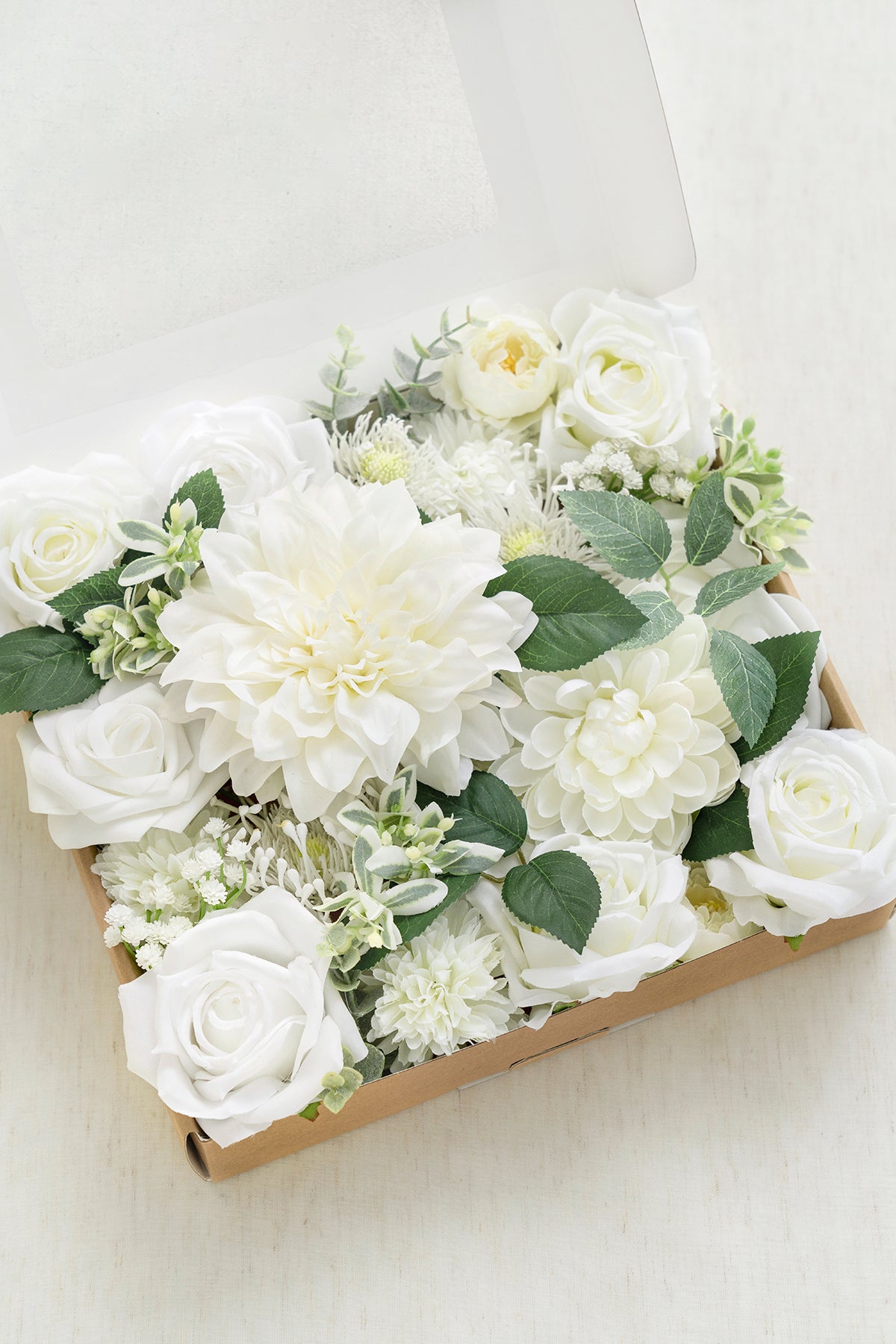 Natural White & Ivory Designer Flower Boxes