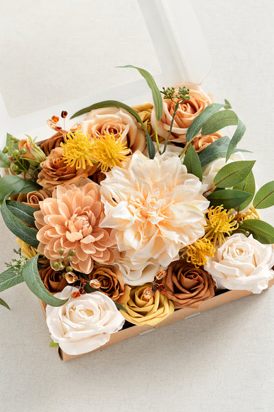 Orange & Terracotta Designer Flower Boxes