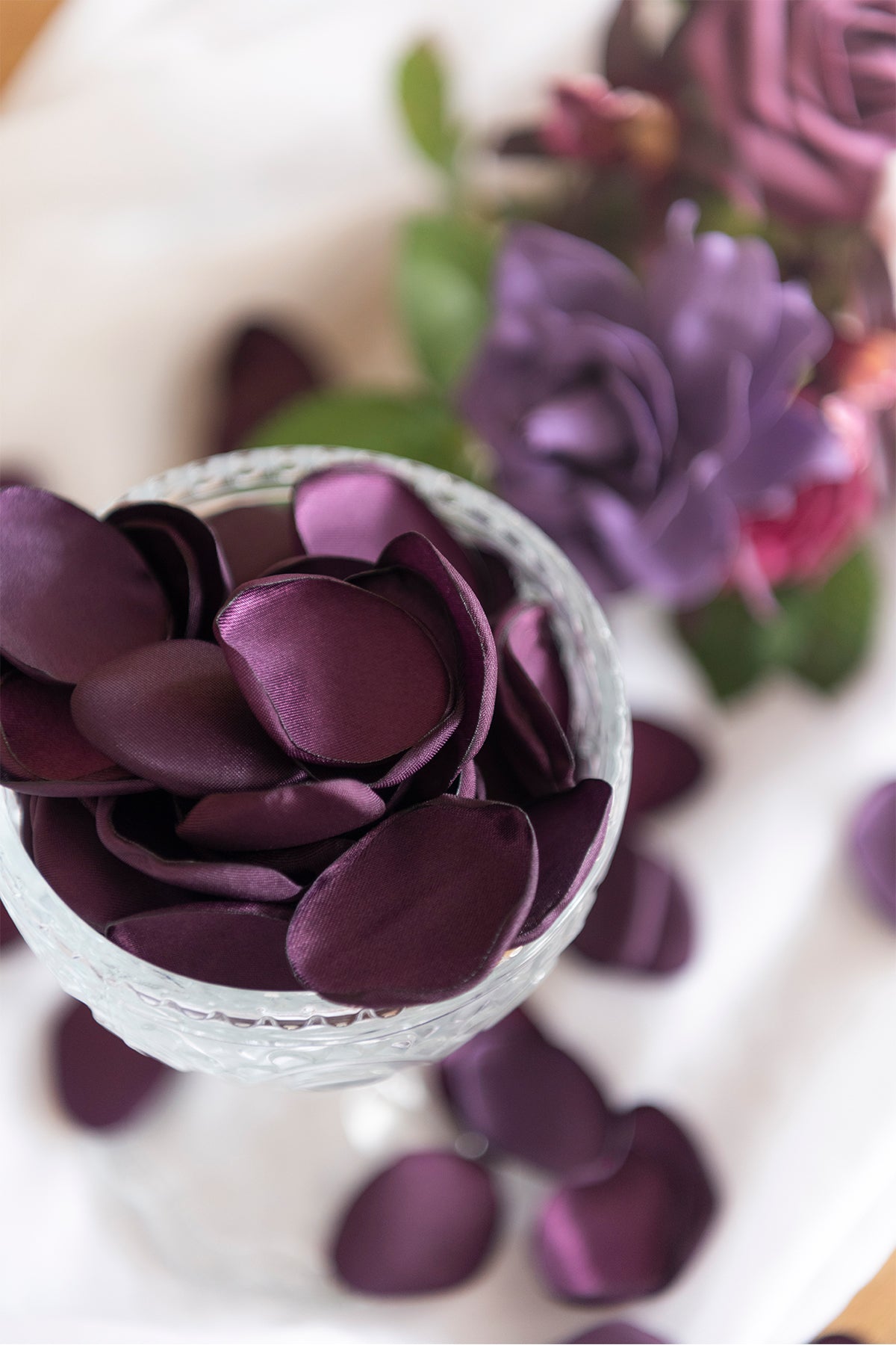 Silk Rose Petals