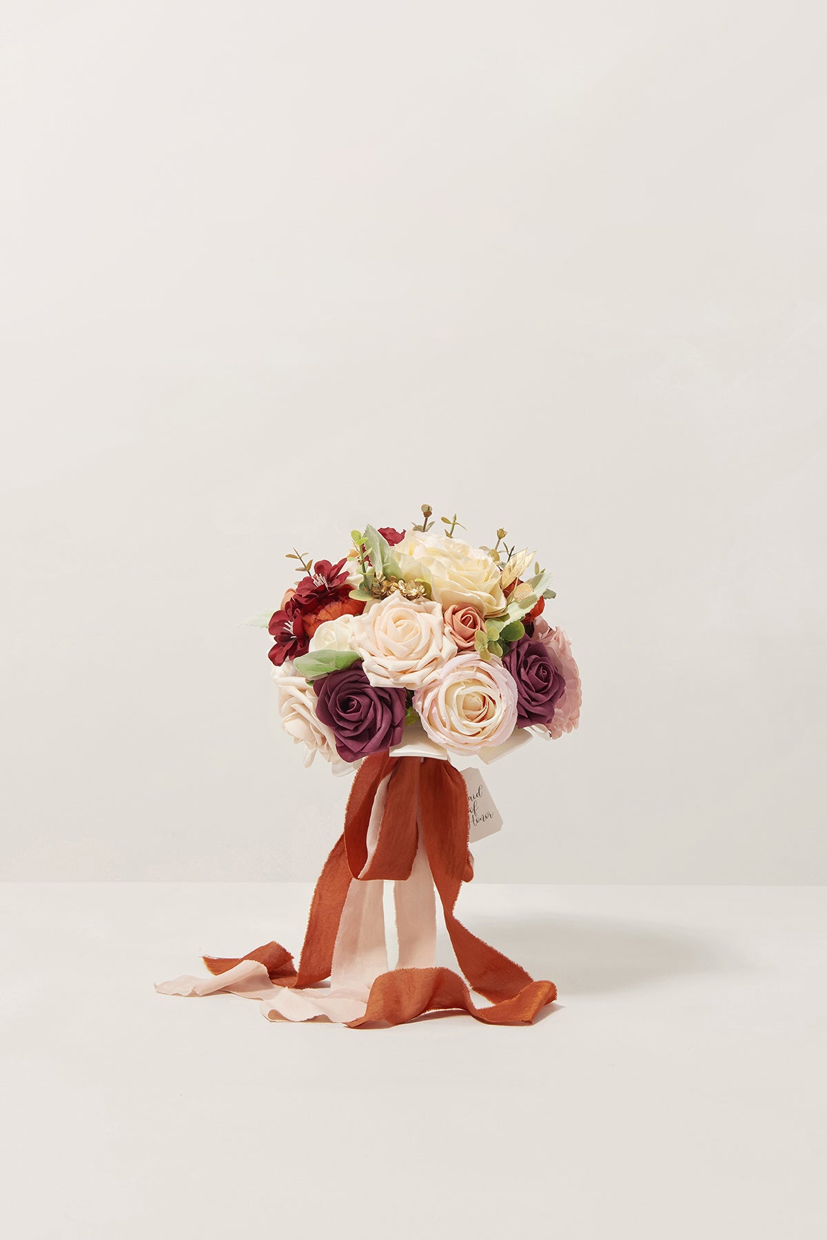 Flash Sale | Maid of Honor & Bridesmaid Bouquets in Sunset Terracotta