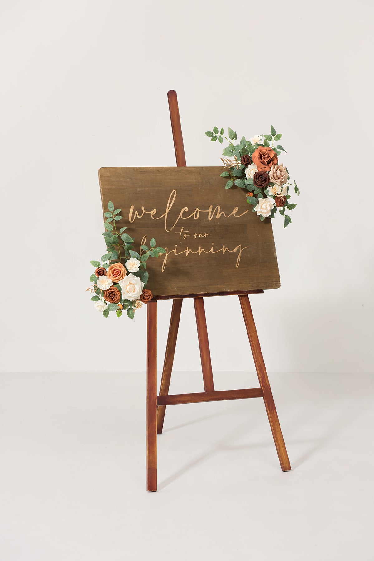 Flexible Combo Set Flower Sign Decor in Sunset Terracotta