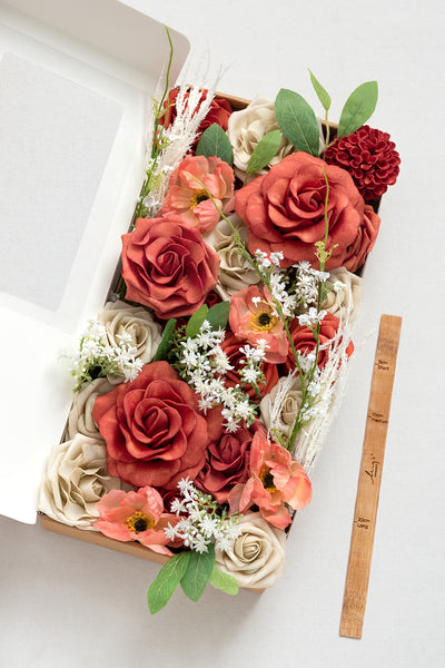 DIY Kits For Centerpieces in Red Colors