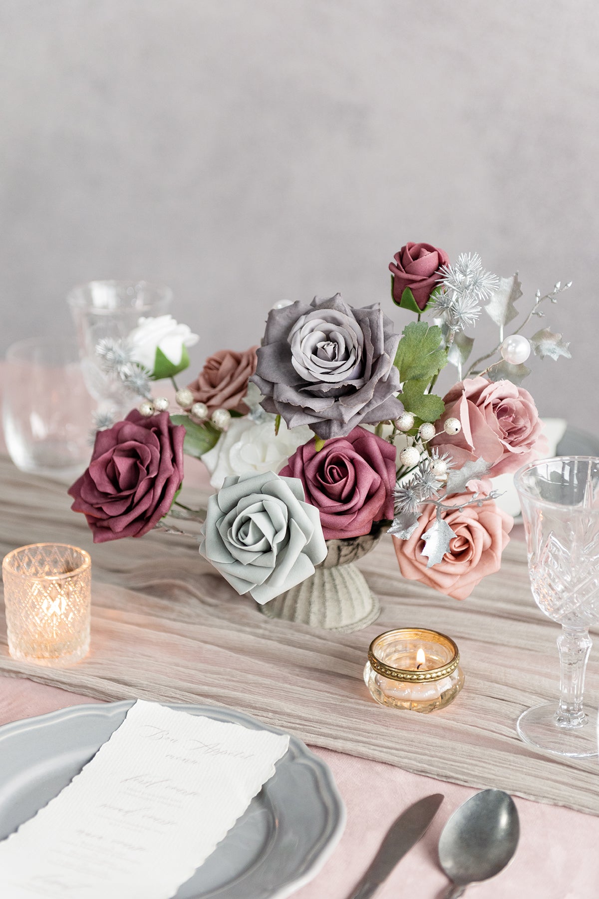 Sample Box in Dusky Rose & Silver | Clearance