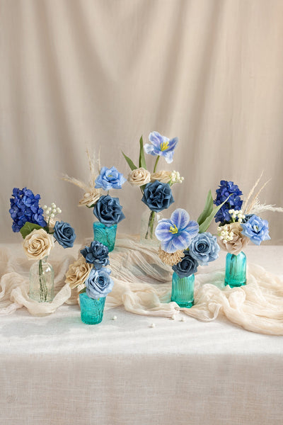 Additional Vases & DIY Tools in Blue Colors