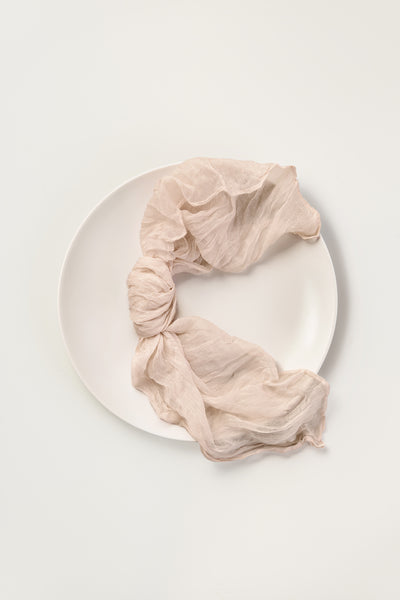 Cheesecloth Napkins & Table Runner Set for Reception