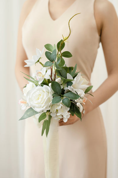 Additional Flower Decorations in White & Sage