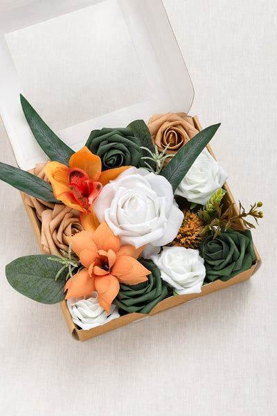 Orange & Terracotta Designer Flower Boxes