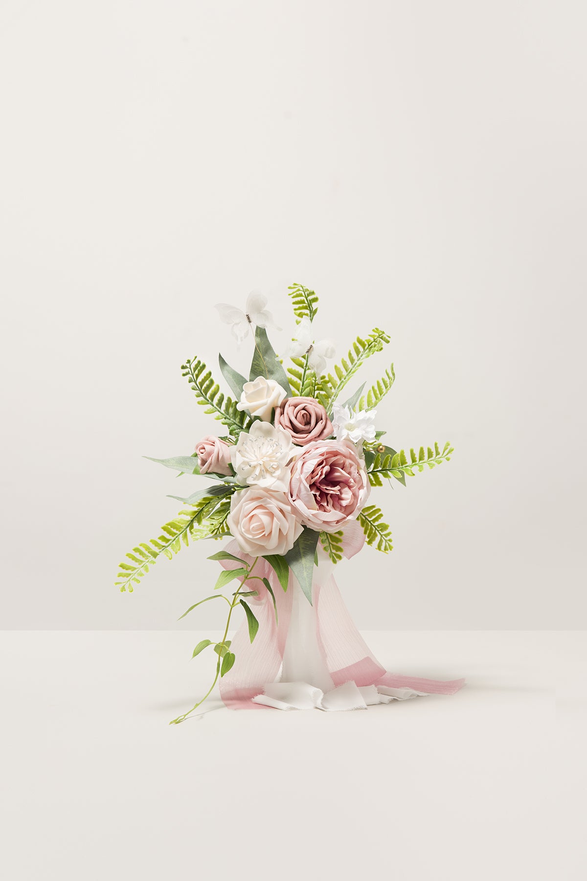 Bridesmaid Posy in Dusty Rose & Ivory