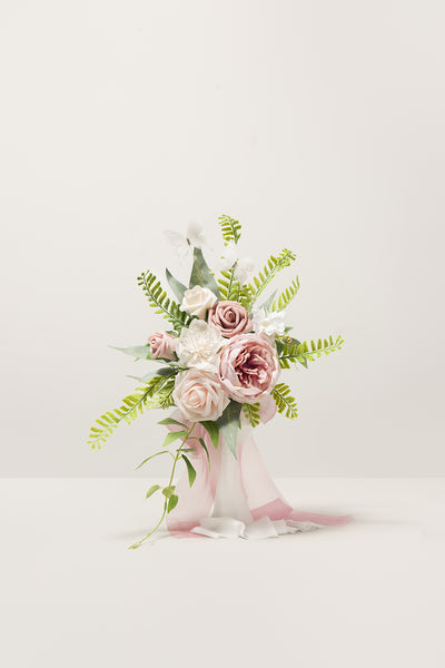 Bridesmaid Posy in Dusty Rose & Ivory