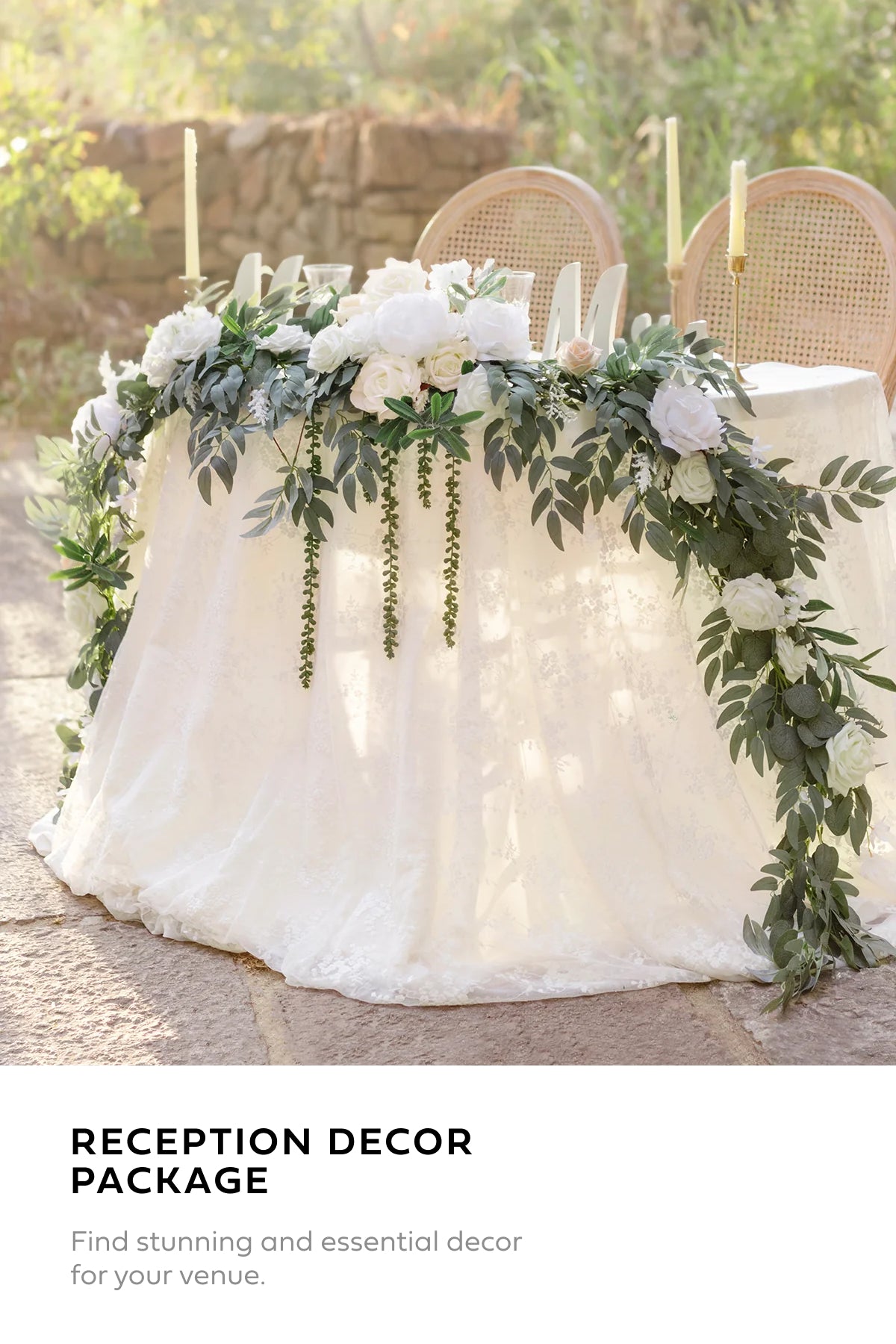 Pre-Arranged Wedding Flower Packages in White & Sage