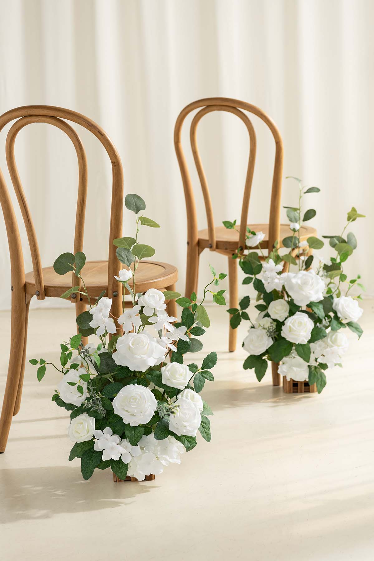 Pre-Arranged Wedding Flower Packages in White & Sage