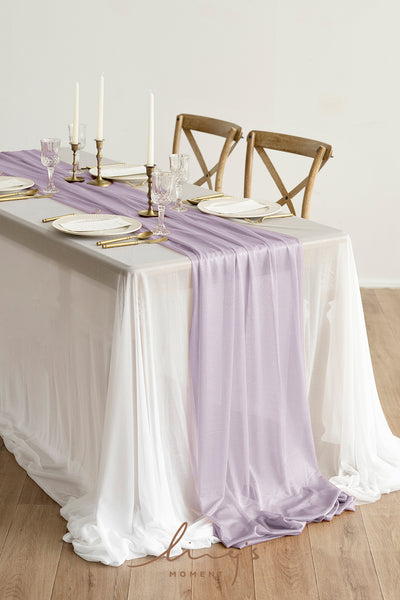 Table Linens in Lavender Colors