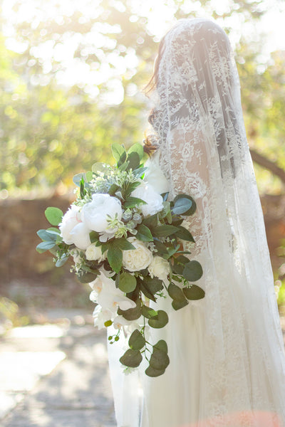 Pre-Arranged Wedding Flower Packages in White & Sage