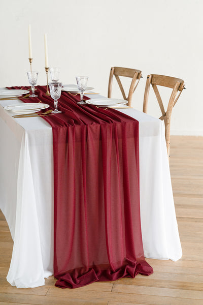 Table Linens in Red Colors