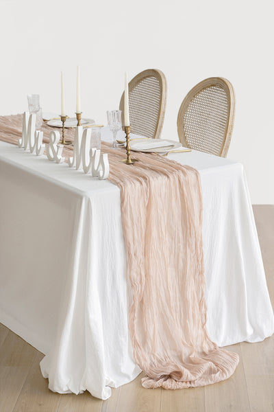 Table Linens in Rust & Sepia