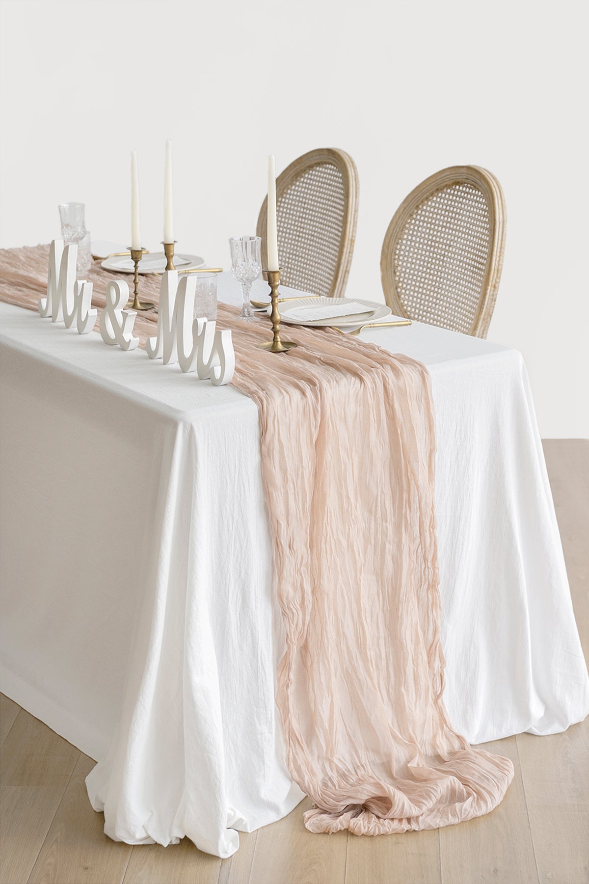 Table Linens in Earth-Tone Colors