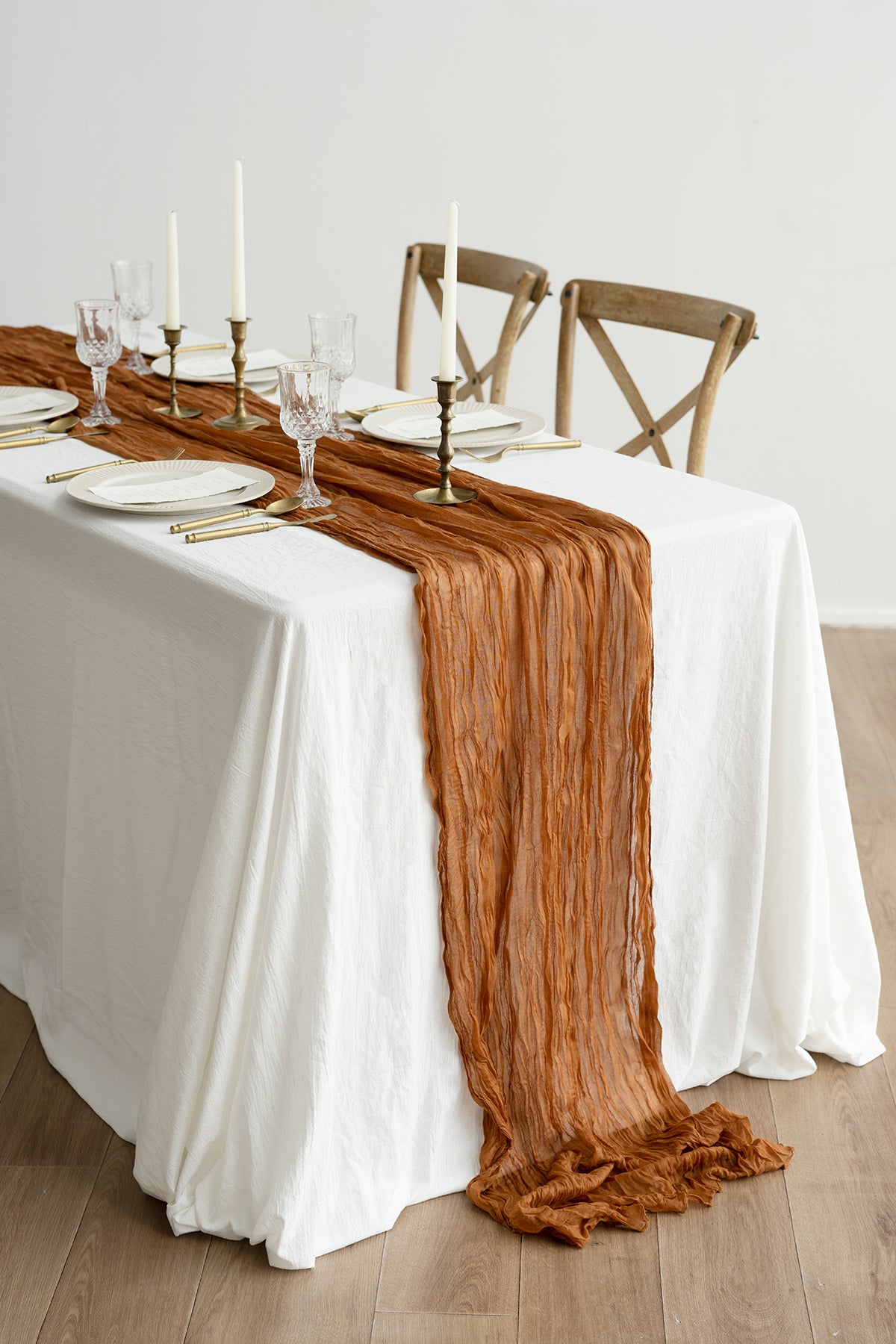 Table Linens in Orange Colors