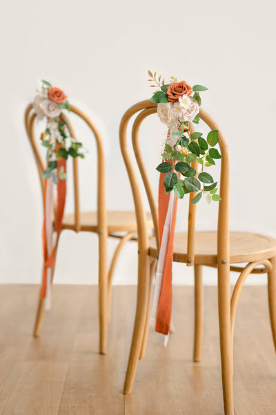 Pre-Arranged Wedding Flower Packages in Sunset Terracotta