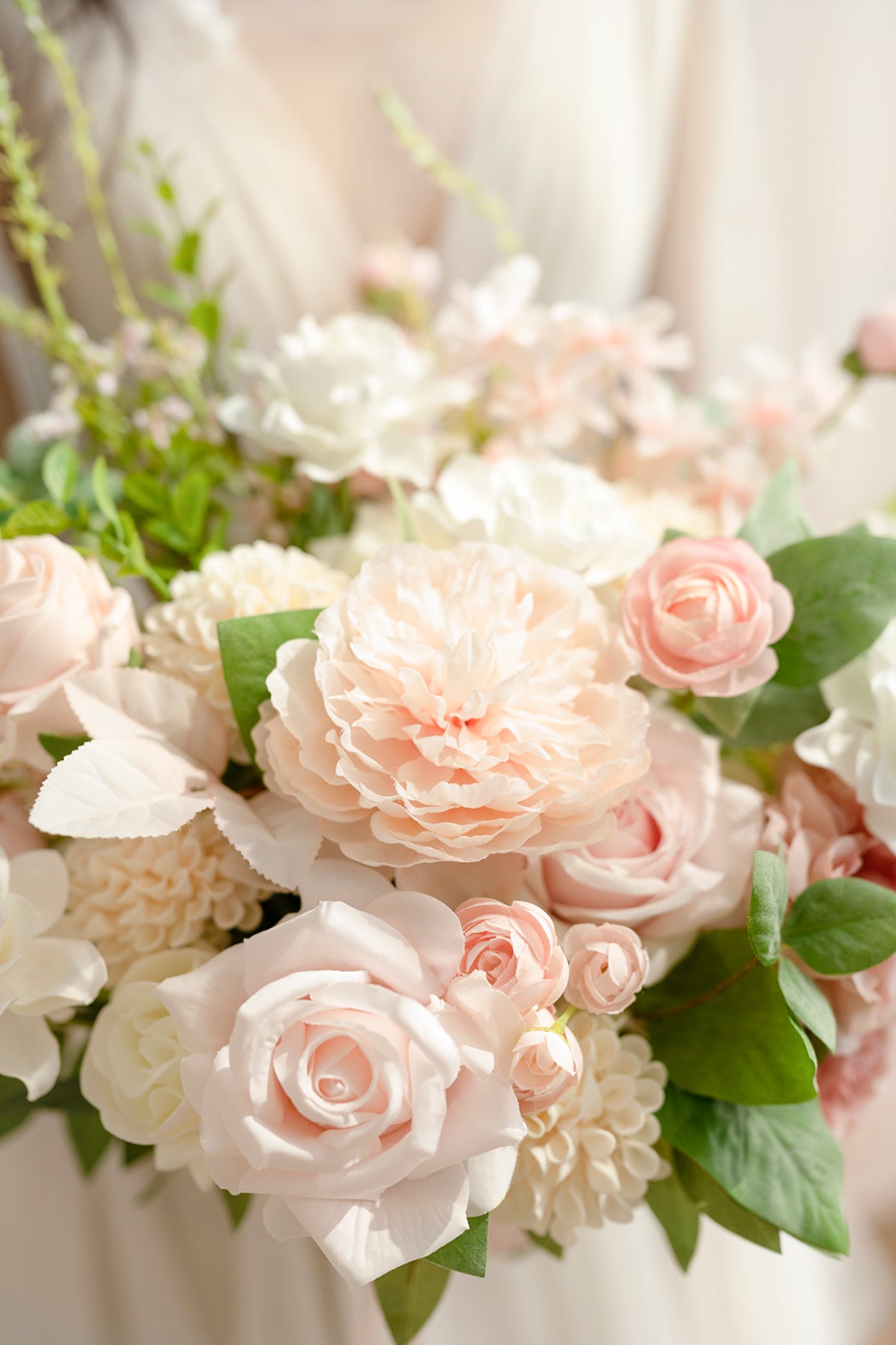 Pre-Arranged Bridal Flower Packages in Blush & Cream