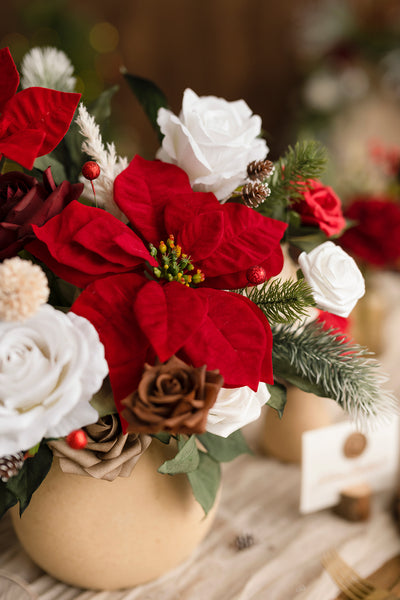 Burgundy & Marsala Designer Flower Boxes