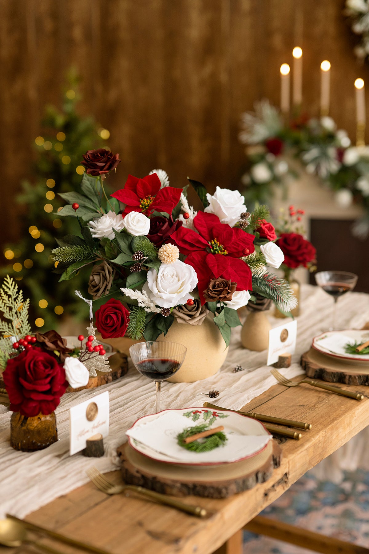 Burgundy & Marsala Designer Flower Boxes