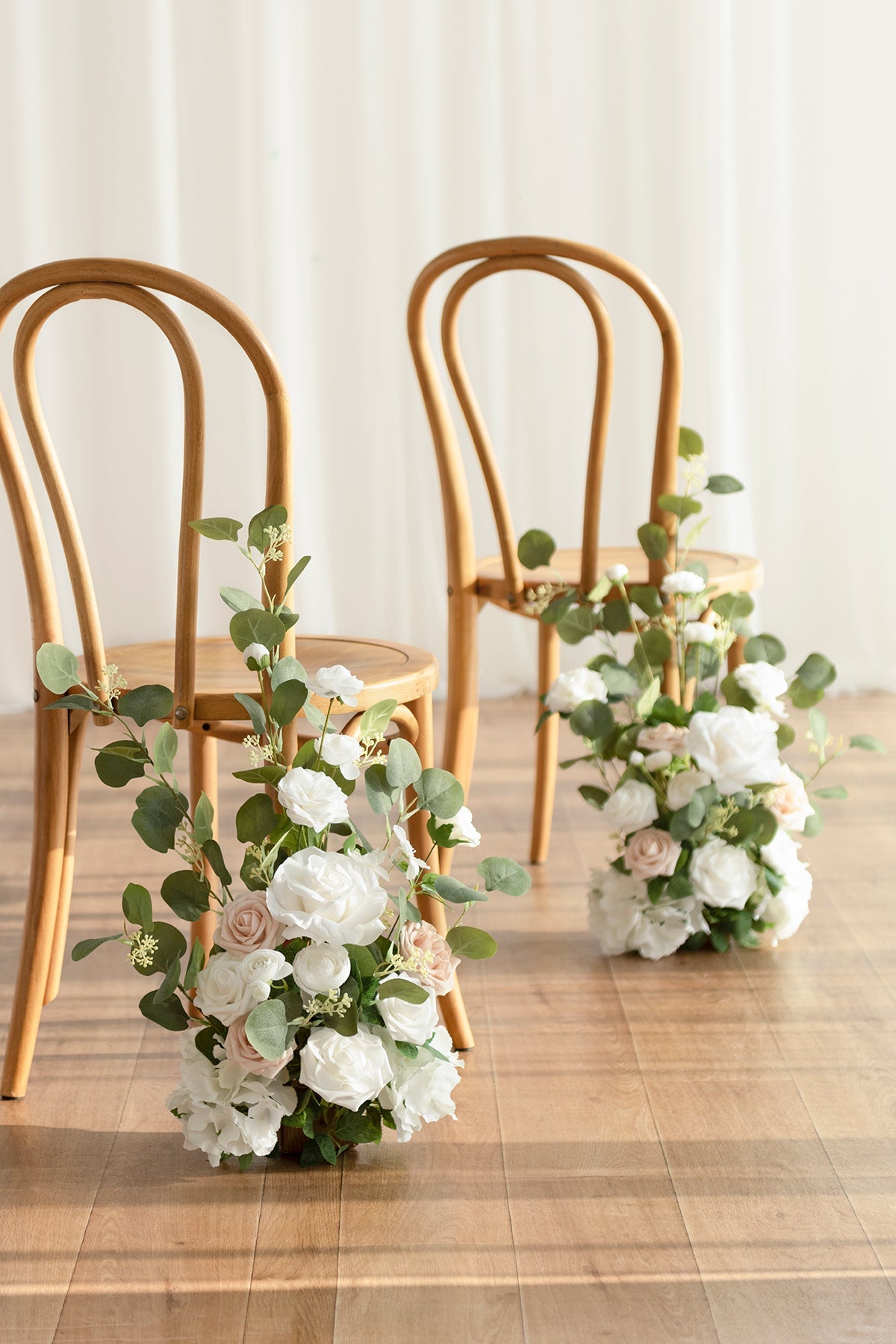 Pre-Arranged Wedding Flower Packages in White & Sage