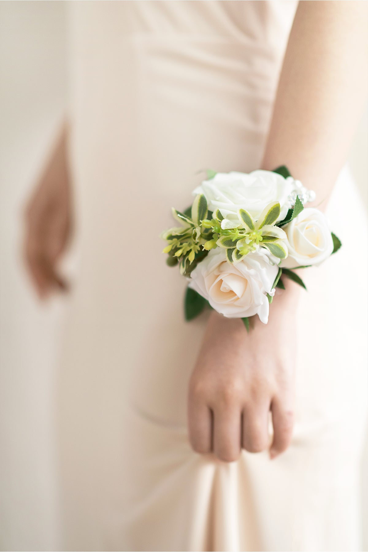 Additional Flower Decorations in White & Sage