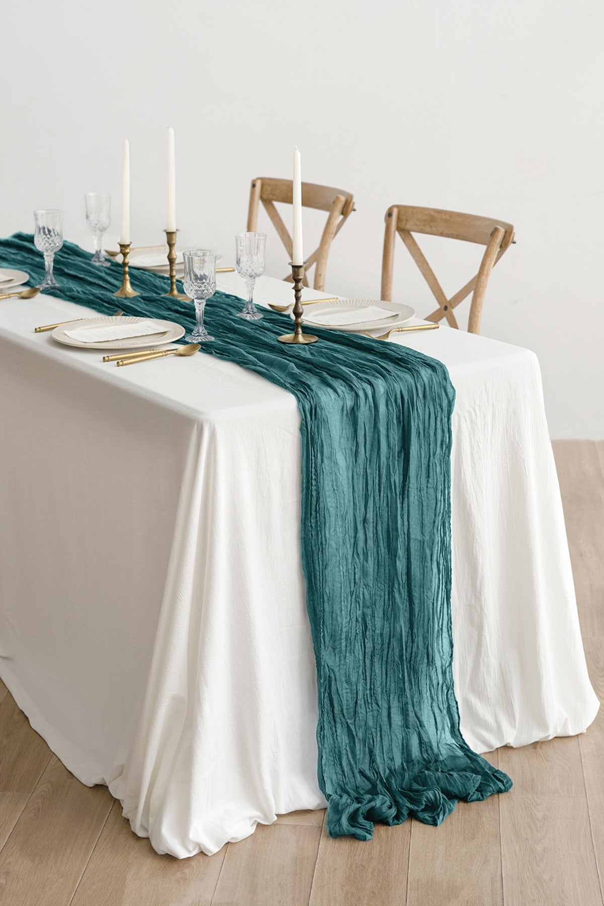 Table Linens in Blue Colors