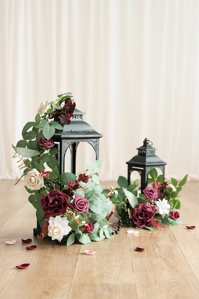 Pre-Arranged Bridal Flower Packages in Romantic Marsala