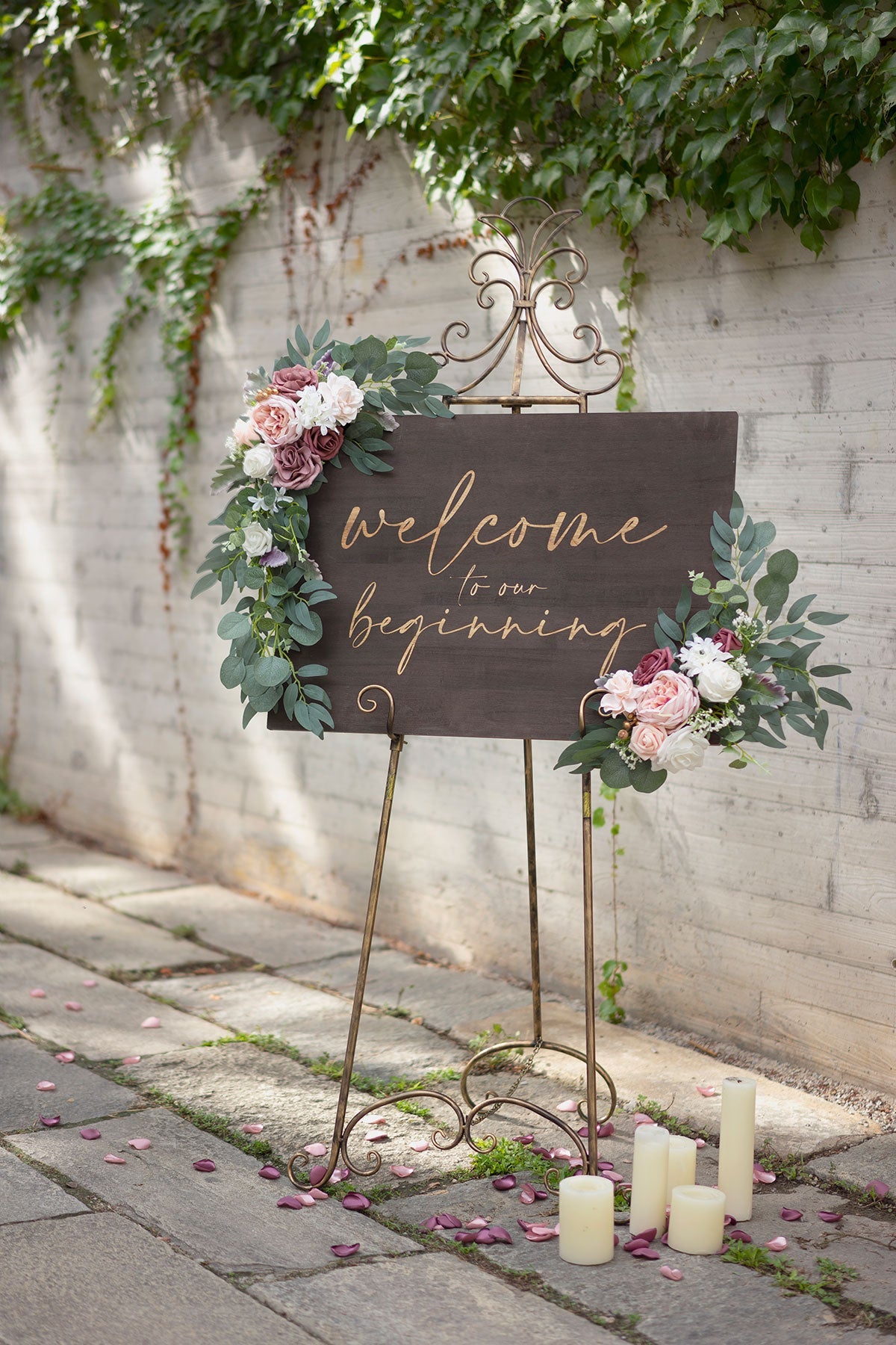 Pre-Arranged Wedding Flower Packages in Dusty Rose & Cream