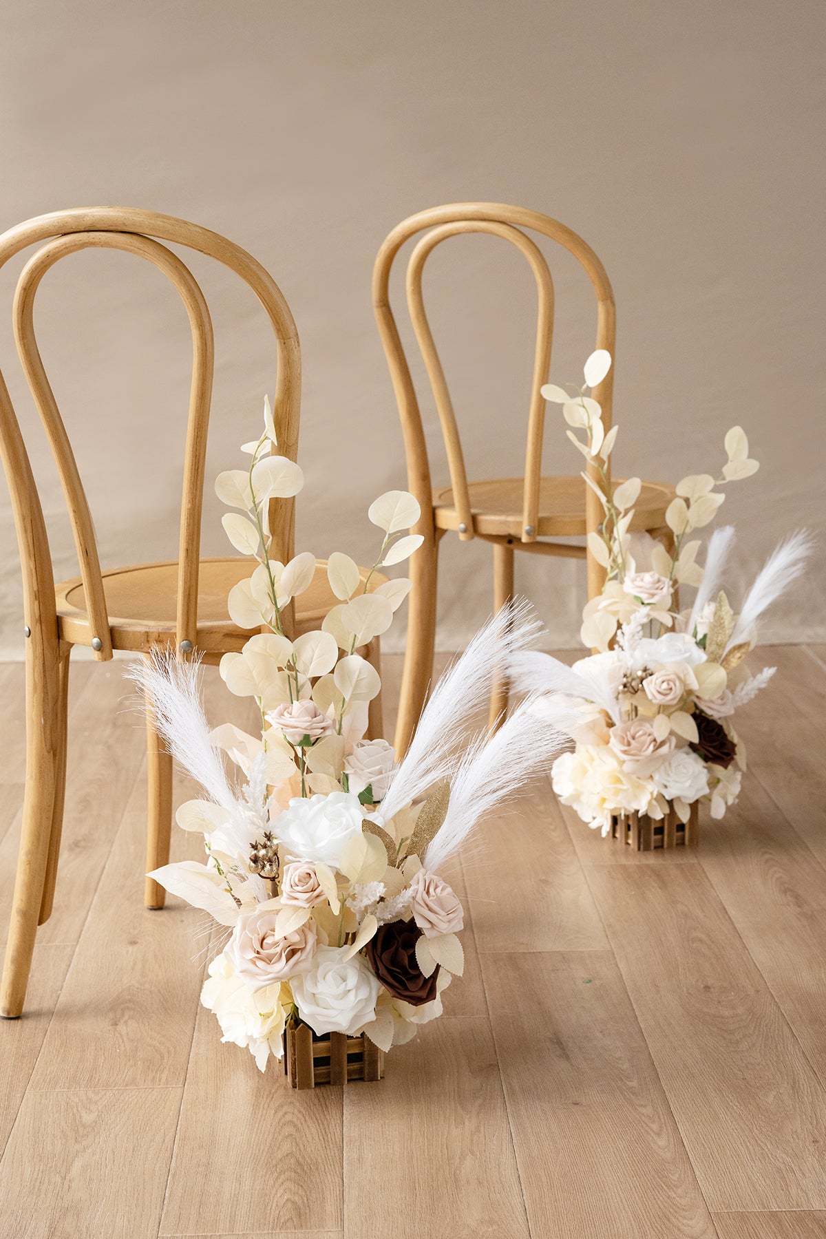 Pre-Arranged Wedding Flower Packages in White & Beige