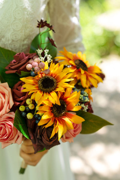 DIY Designer Flower Box in Bordeaux Red & Wine